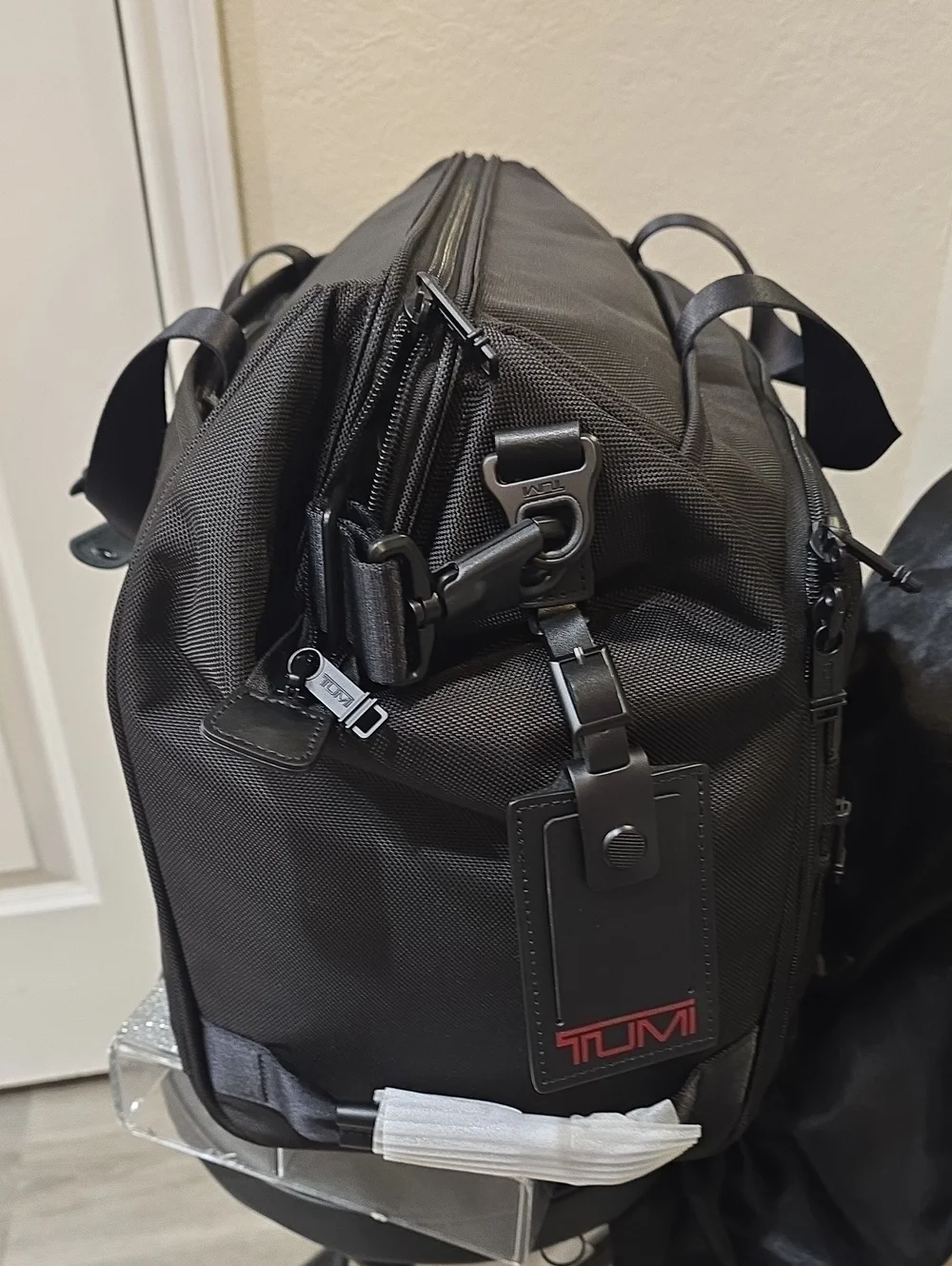 Tumi Framed Soft Duffel Bag - Black